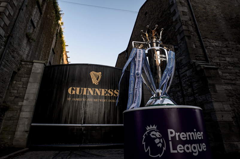 guinness premier league social post visual